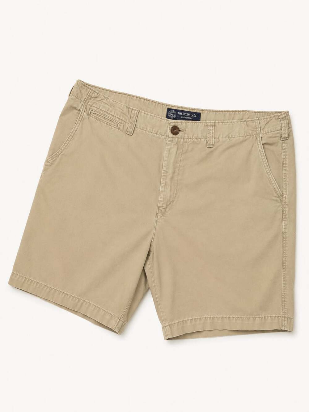 American Eagle Outfitters Men's Khaki Beige Cotton Twill Chino Shorts Size 40
